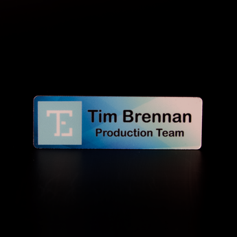 Full Colour Name Tag (2 3/4ʺ x 7/8ʺ)