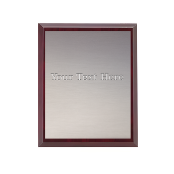 Glossy Brown Plaque 12 x 9