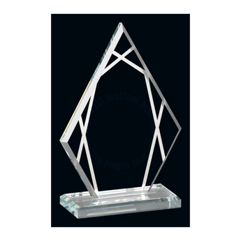 Diamond Radiance Glass Trophy